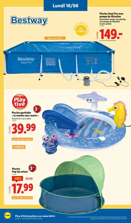 Catalogue Lidl (valable jusqu'au 19-06)