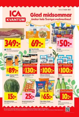 ICA Kvantum reklamblad (giltig till och med 22-06)