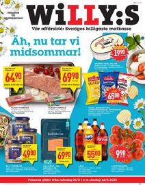 Willys reklamblad vecka 25 Sida 1