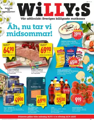 Willys reklamblad (giltig till och med 22-06)