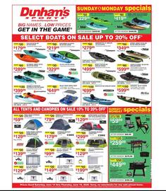 Dunham's Sports Weekly Ad week 24 Page 1