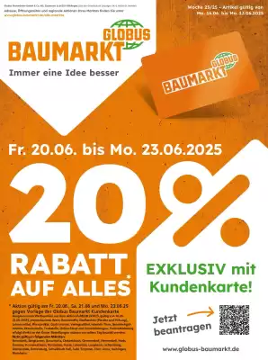Globus Baumarkt Prospekt (gültig bis 23-06)