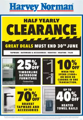 Harvey Norman catalogue (valid until 30-06)