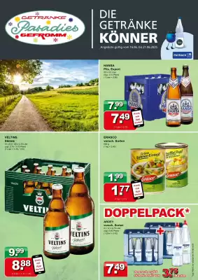 Getränkeparadies Gefromm Prospekt (gültig bis 21-06)