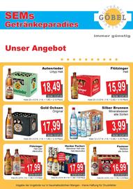 Getränke Göbel Prospekt Seite 1