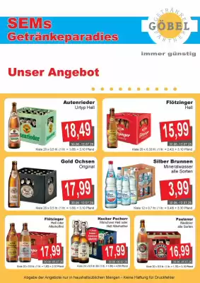 Getränke Göbel Prospekt (gültig bis 12-07)