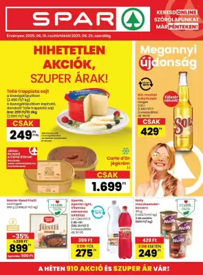Spar akciós újság (érvényes eddig: 25-06)