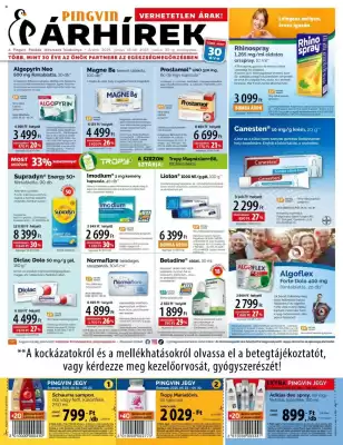 Pingvin Patika akciós újság (érvényes eddig: 30-06)