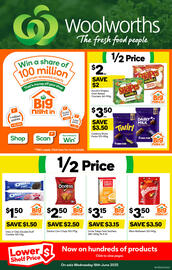 Woolworths catalogue week 25 Page 1