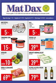 Matdax reklamblad vecka 25 Sida 1