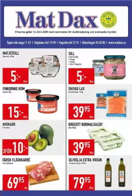Matdax reklamblad