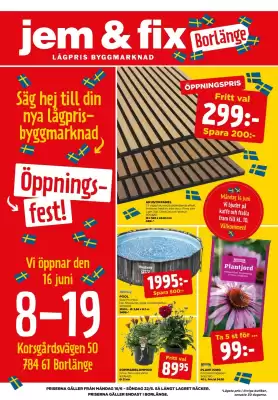 Jem&Fix reklamblad