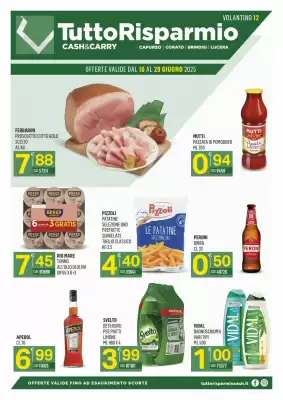 Volantino Tutto Risparmio Cash&Carry (valido fino al 29-06)