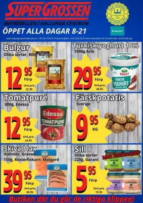 Supergrossen reklamblad