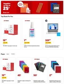 Staples Weekly Ad Page 1