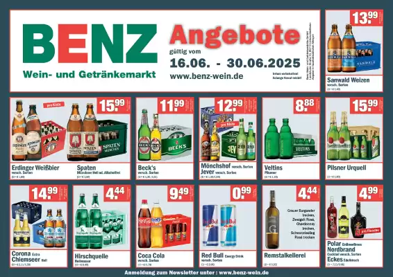 Benz Getränke Prospekt (gültig bis 30-06)