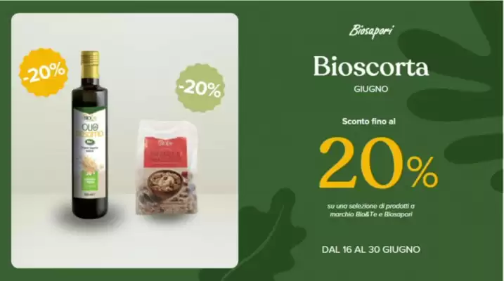 Volantino Biosapori (valido fino al 30-06)