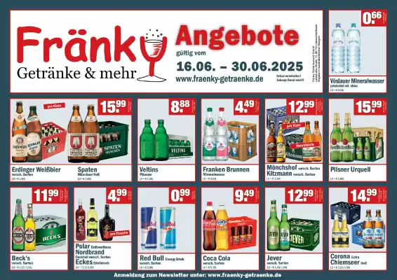 Fränky Getränke Prospekt (gültig bis 30-06)