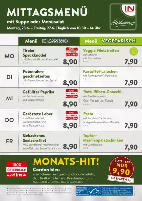 Interspar Restaurant Flugblatt (gültig bis 27-06)