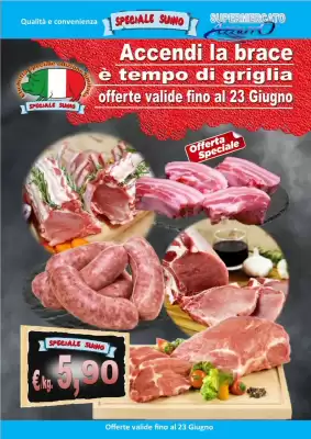 Volantino Supermercato Azzurro