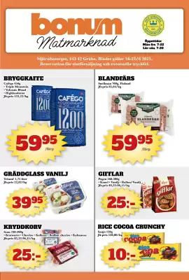 Bonum Matmarknad reklamblad