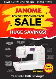 Janome catalogue Page 1