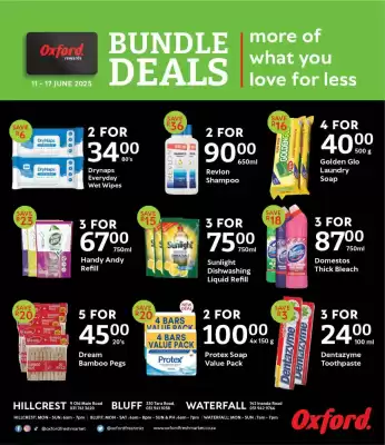 Oxford Freshmarket catalogue