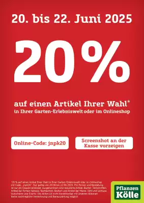 Pflanzen Kölle Prospekt (gültig bis 20-06)