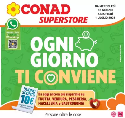 Volantino Conad Superstore (valido fino al 1-07)