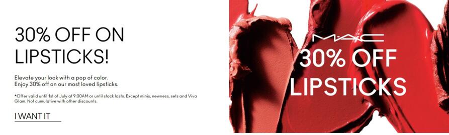 MAC Cosmetics catalogue Page 1