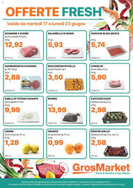 Volantino GrosMarket settimana 25 Pagina 1