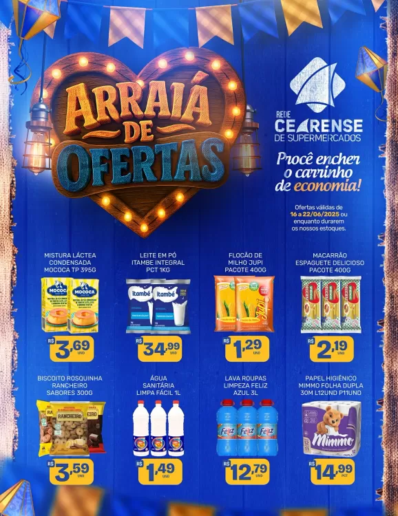 Catálogo Rede Cearense de Supermercados (válido até 22-06)