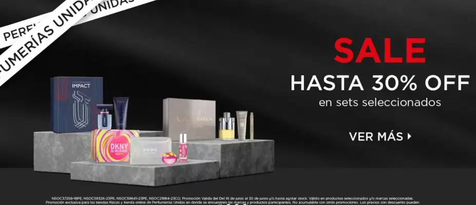 Catálogo Perfumerías Unidas (válido hasta 30-06)