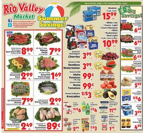 Rio Valley Market Weekly Ad week 25 Page 1