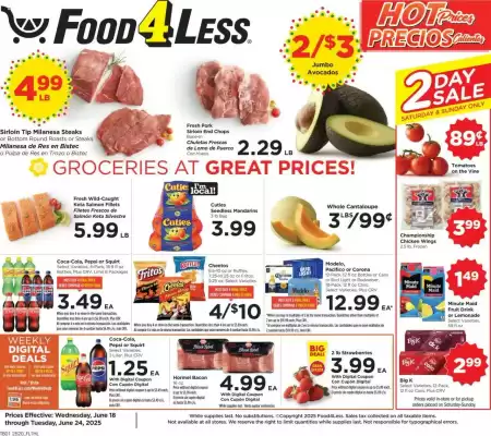 Food 4 Less Weekly Ad (valid until 24-06)