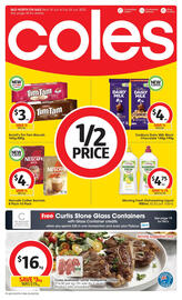Coles catalogue week 25 Page 1