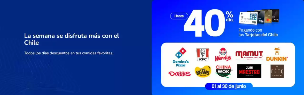 Catálogo Banco de Chile (válido hasta 30-06)