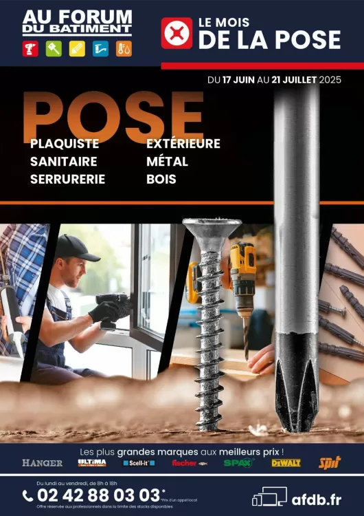 Catalogue Au Forum du Bâtiment (valable jusqu'au 21-07)
