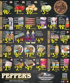 Pepper's Foods flyer Page 1