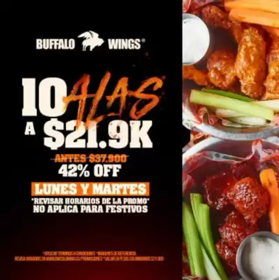 Catálogo Buffalo Wings (válido hasta 30-06)