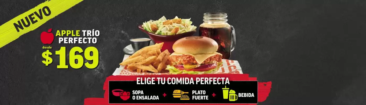 Catálogo Applebee's (válido hasta 30-06)
