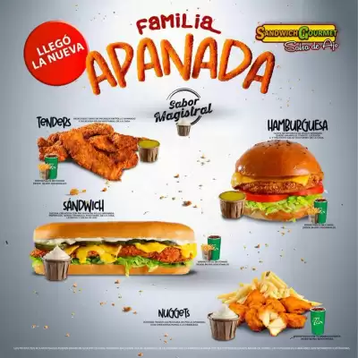 Catálogo Sandwich Gourmet (válido hasta 30-06)