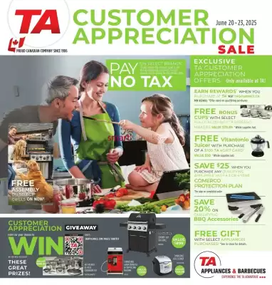 TA Appliances & Barbecues flyer (valid until 25-06)