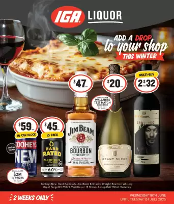 IGA Liquor catalogue