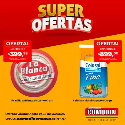 Catálogo Supermercados Comodin (válido hasta 22-06)
