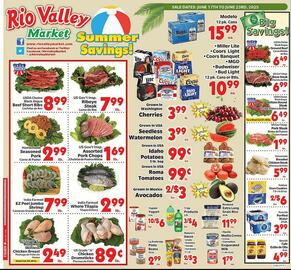 Rio Valley Market Weekly Ad week 25 Page 1