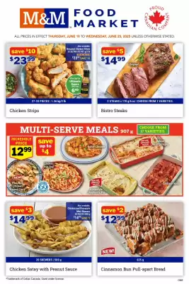M & M Food Market flyer (valid until 26-06)