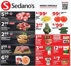 Sedano's Weekly Ad week 25 Page 1