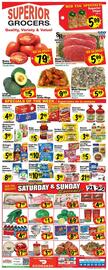 Superior Grocers Weekly Ad week 25 Page 1