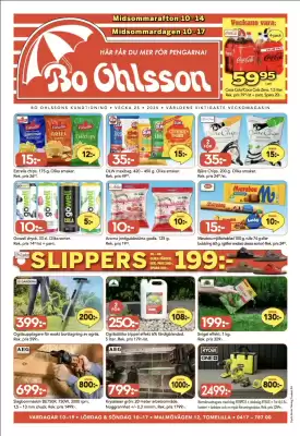 Bo Ohlsson reklamblad